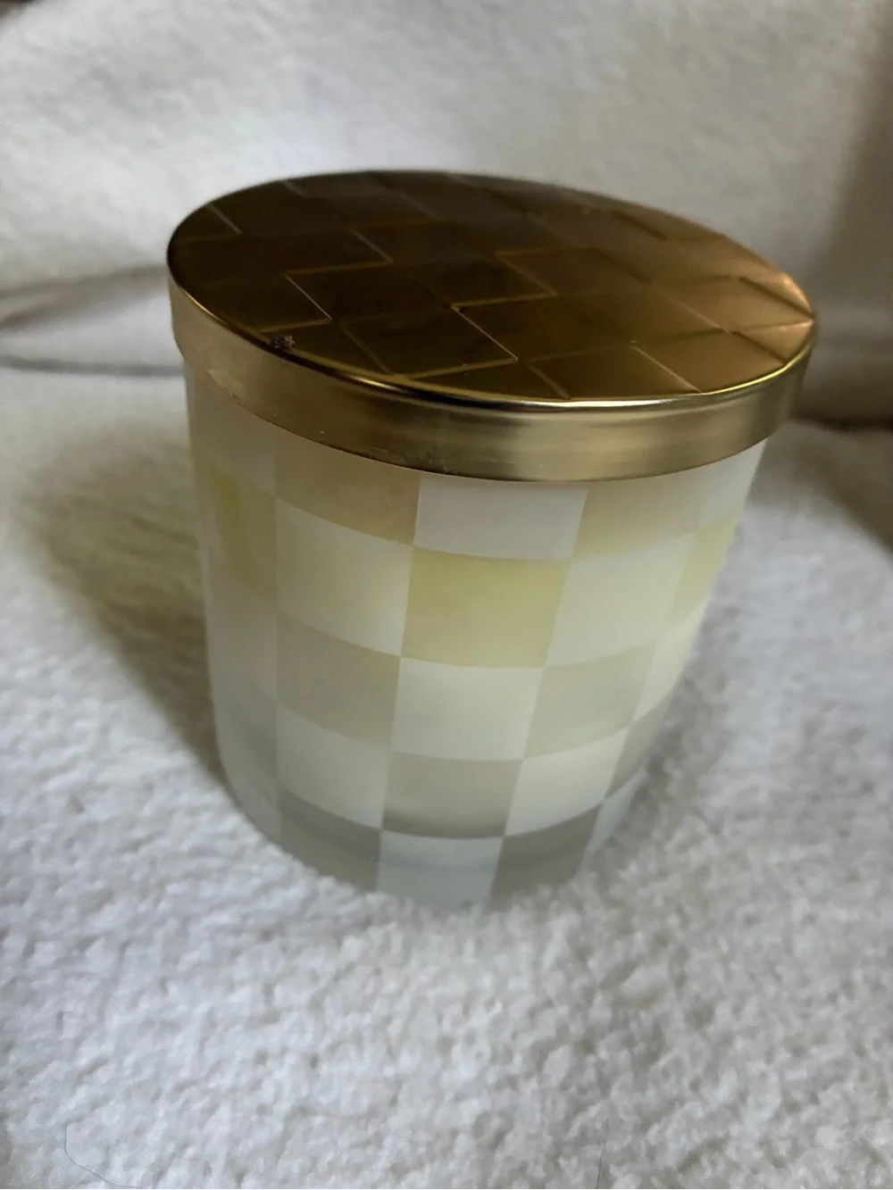 Mackenzie Childs Highbanks GLOW Scented Jar CANDLE 8oz Red Berry and Sandalwood